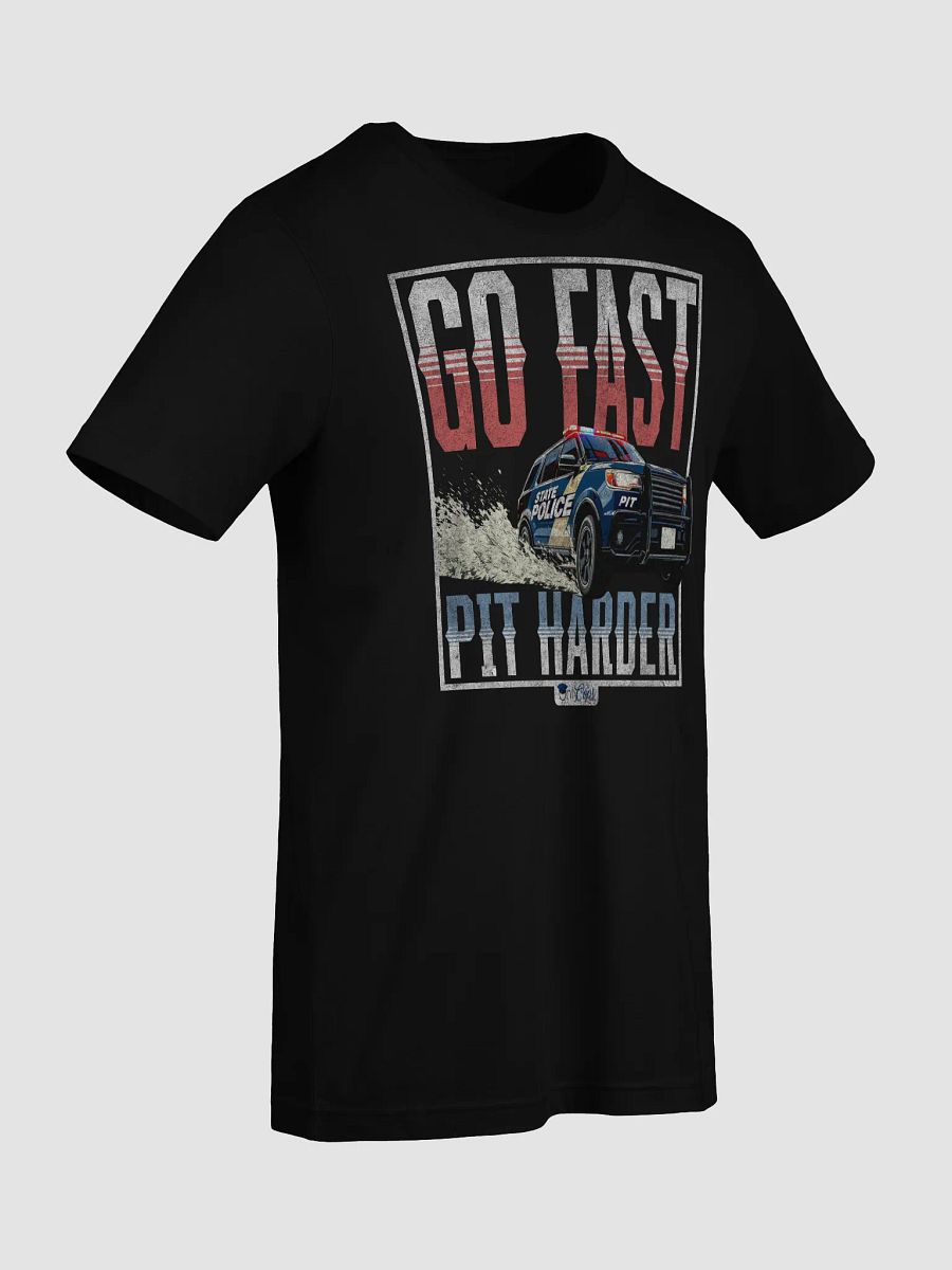 PIT HARDER Police Car T-Shirt product image (27)