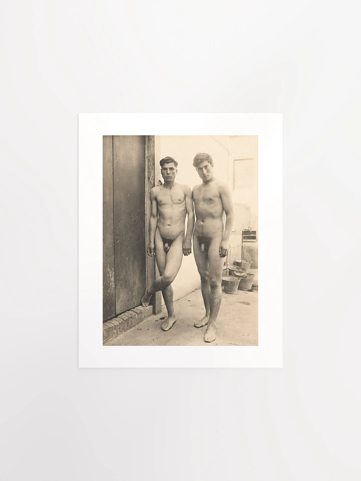 Two Young Men Standing Naked by Wilhelm von Gloeden (c.1900) - Print product image (2)