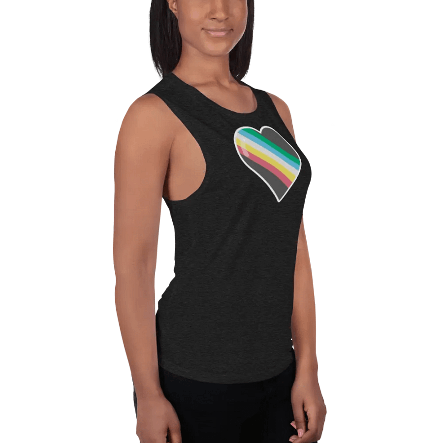 Disability Pride Fitted Muscle Tank product image (19)