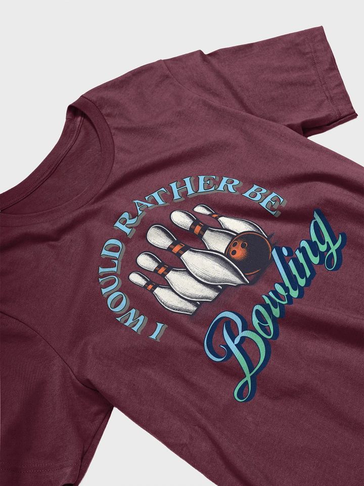 I Would Rather Be Bowling Vintage Graphic Tee product image (17)
