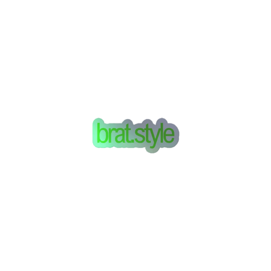 the bratstyle holographic sticker product image (1)