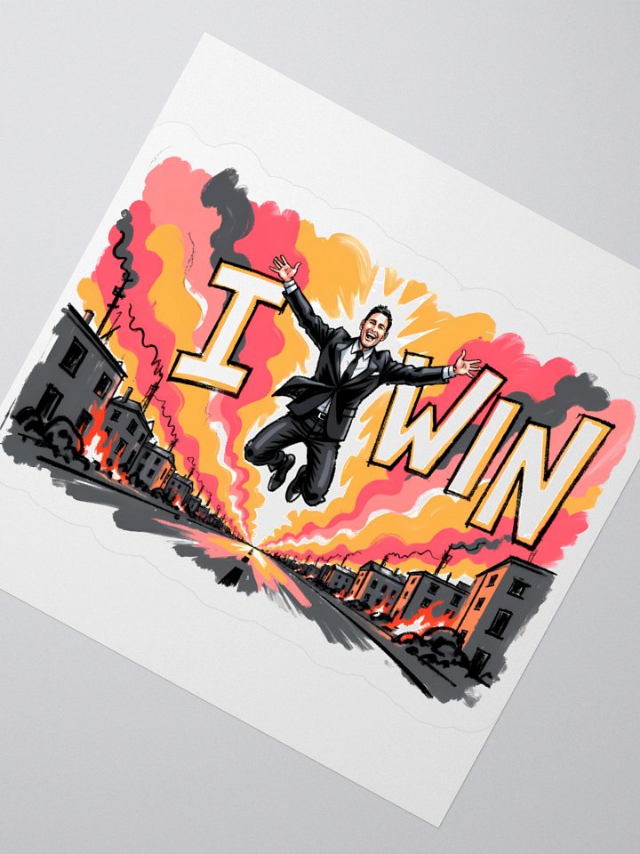 Triumphant Explosion Art Print – Urban Victory Sticker product image (5)