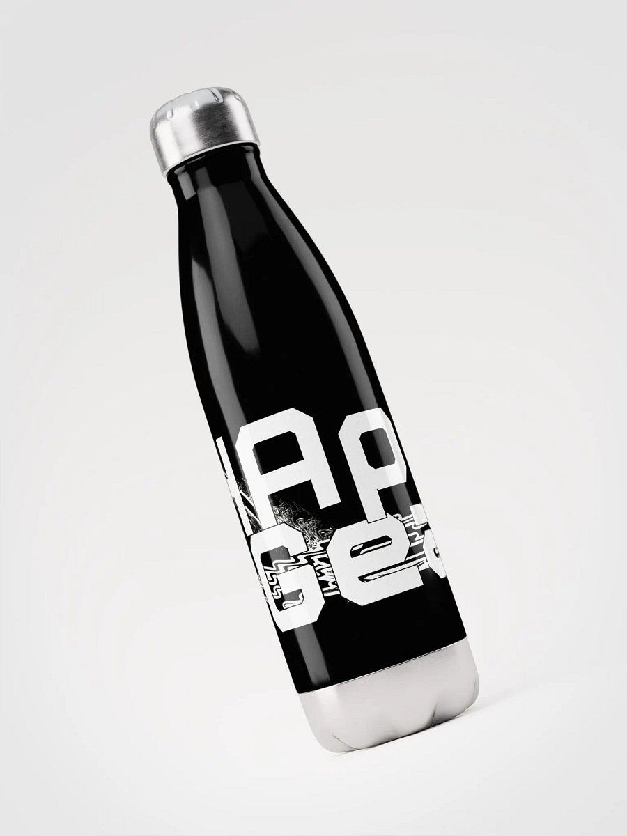 White HApex Gear Black Logo Stainless Steel Water Bottle product image (3)