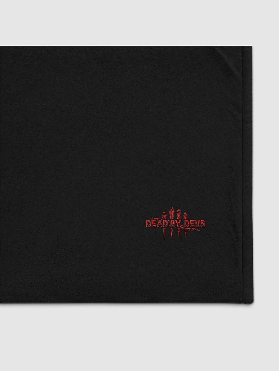 DEAD BY DEVS | CUSTOM EMBROIDED Premium sherpa blanket product image (3)