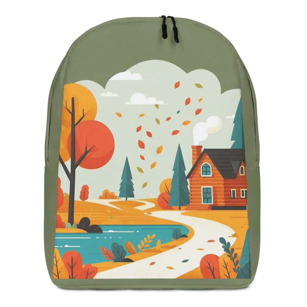 Customizable Canvas: All-Over Print Minimalist Backpack product image (6)