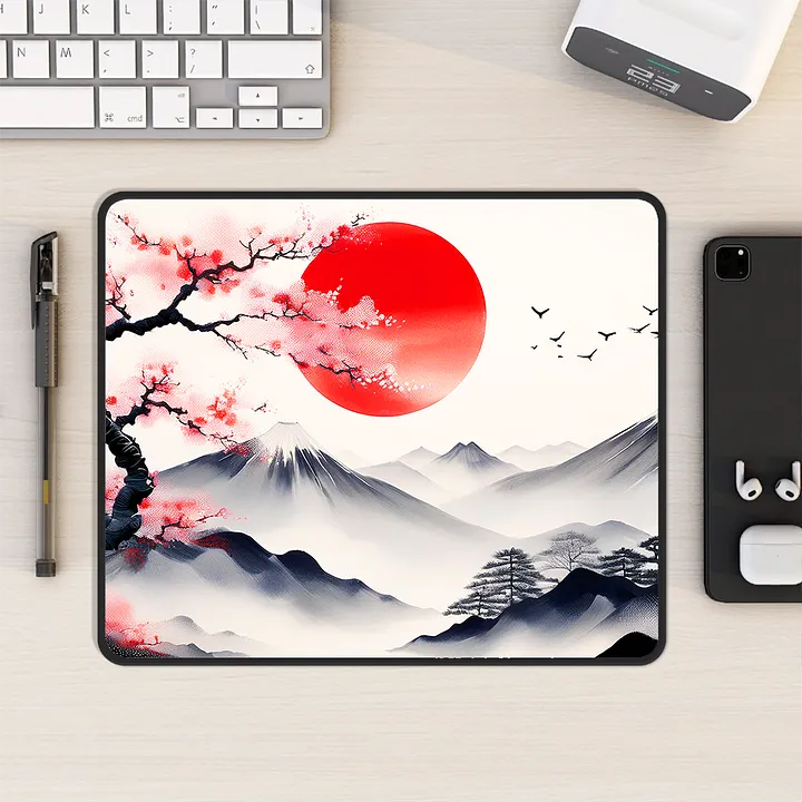Rising Sun Small Mouse Pad (7 x 9) product image (1)