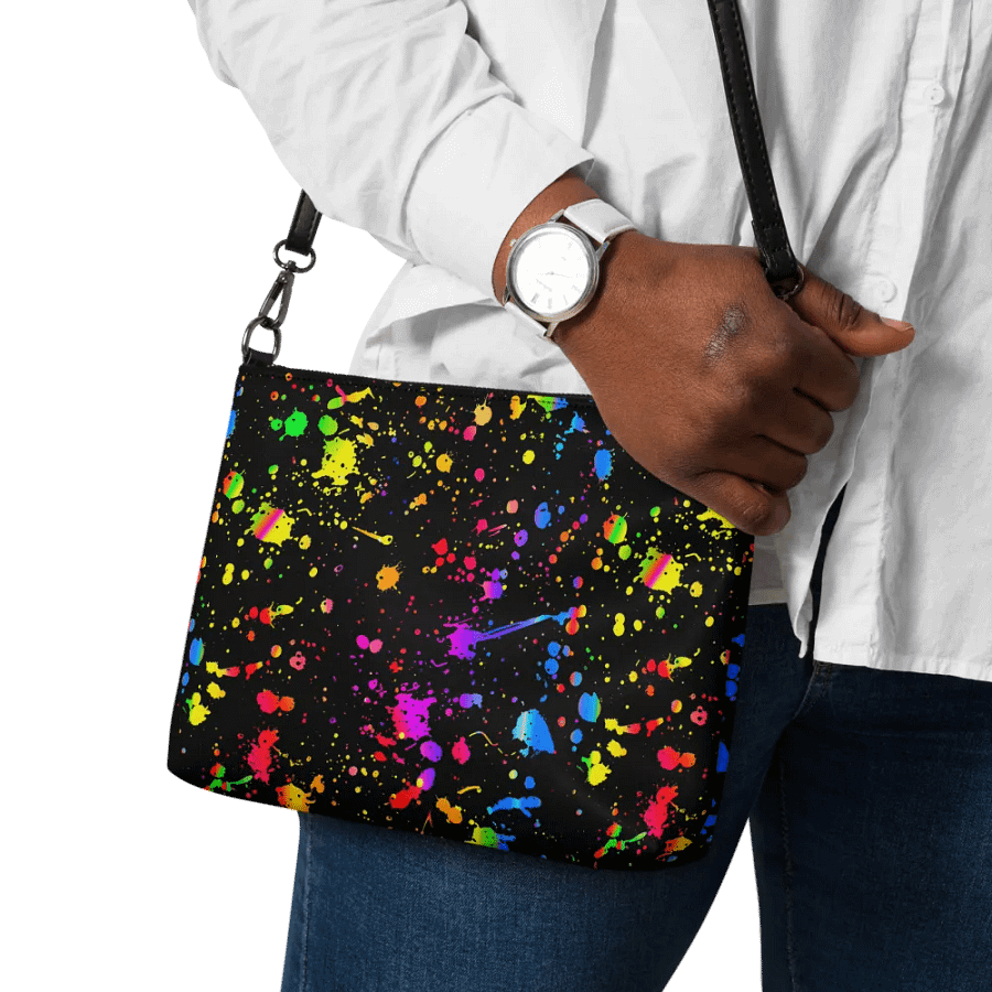Neon Splatter Burst Crossbody Bag product image (11)