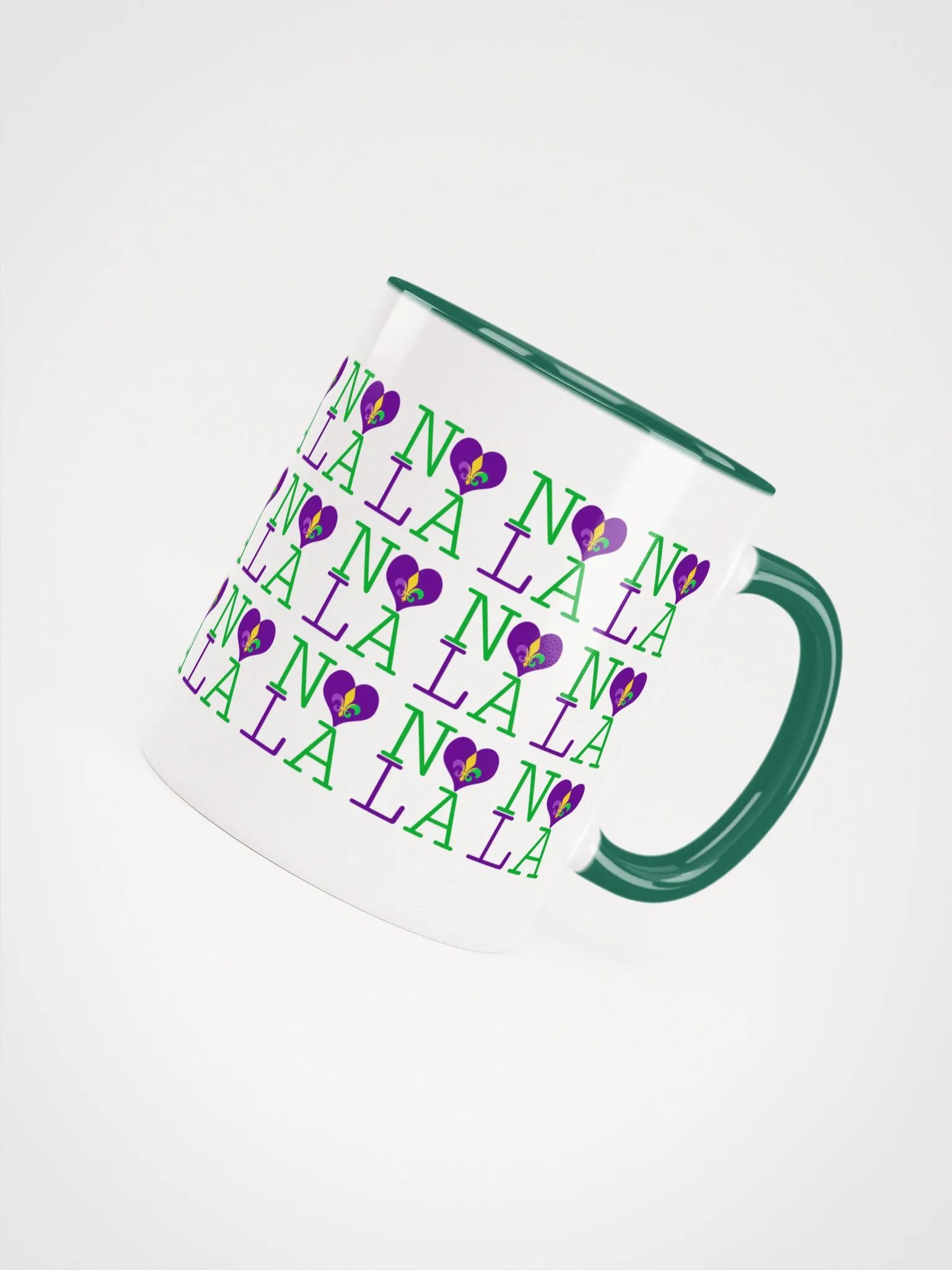 I LOVE NOLA **LEGACY COLOR MUG** (MARDI GRAS INFINITY WALL) product image (29)