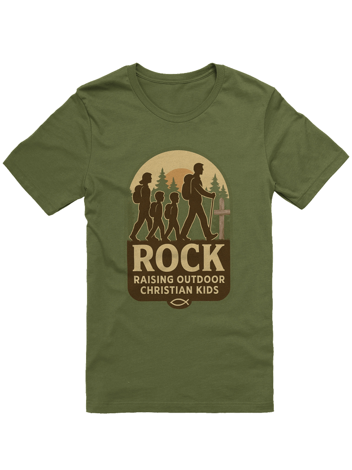 Raising Outdoor Christian Kids Hiking Tee product image (1)