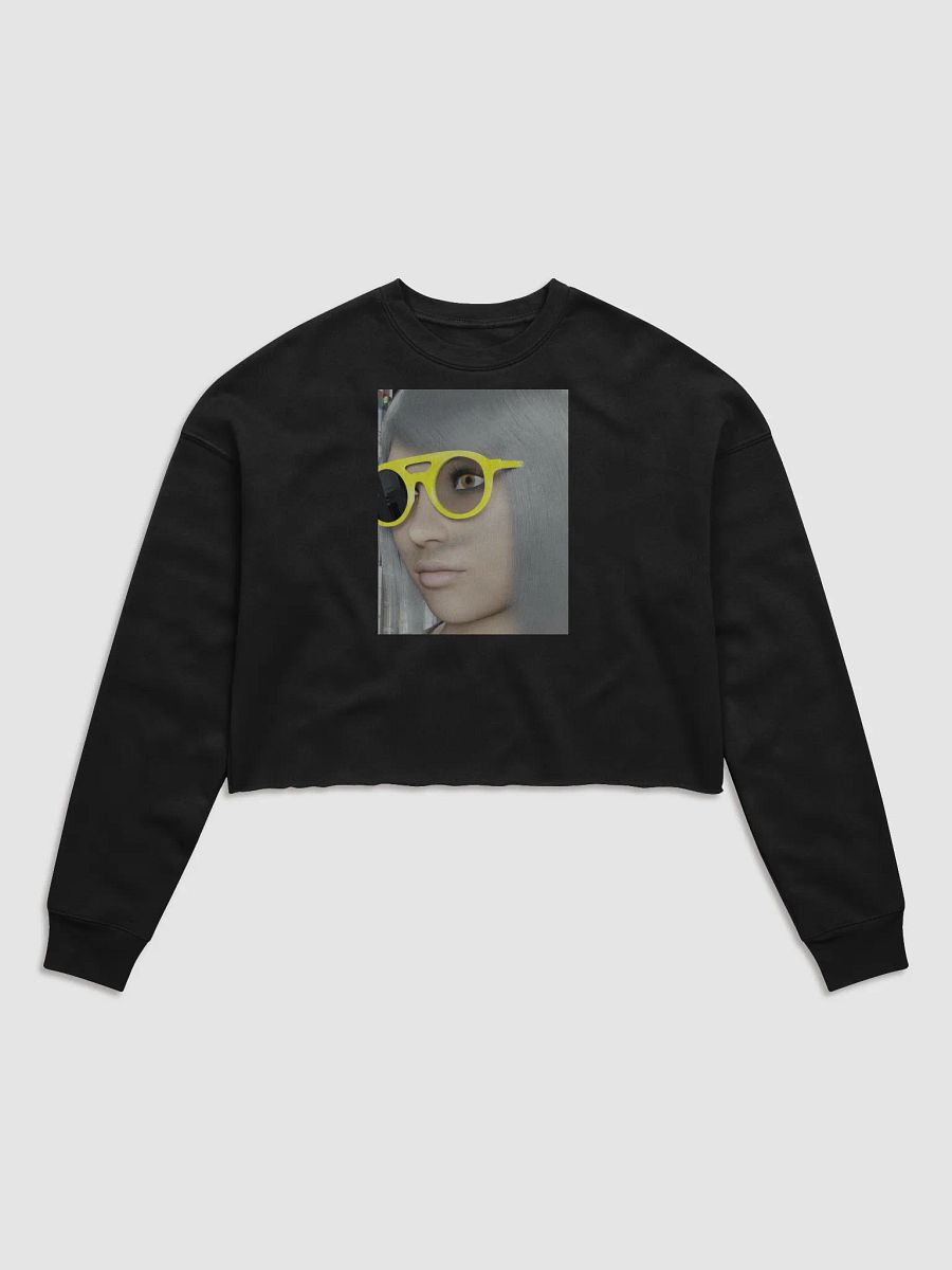 Cosmic Visionary Fleece Crop Sweatshirt product image (3)