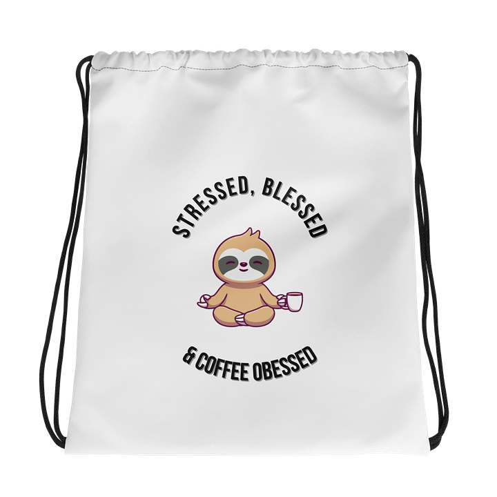 Sloth Serenity Drawstring Bag product image (1)
