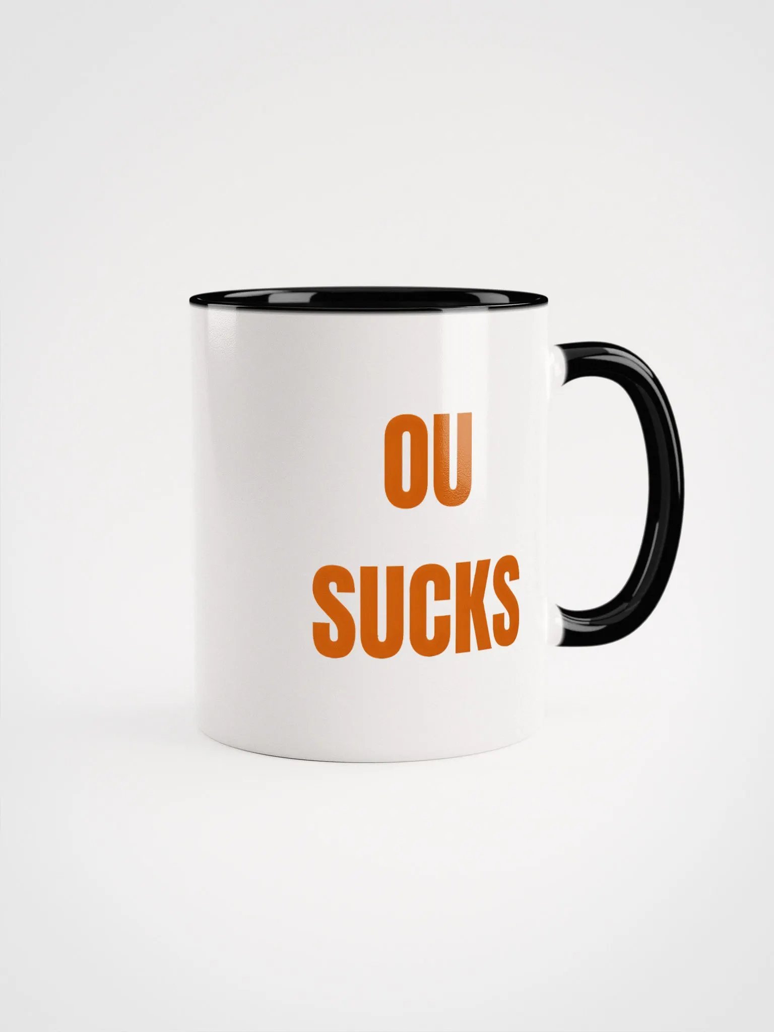 OU SUCKS Red River Rivalry Glossy Inner Color Mug product image (2)