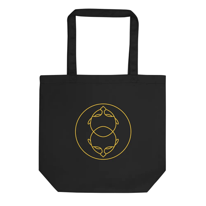 Celestial Gemini Organic Tote Bag product image (2)
