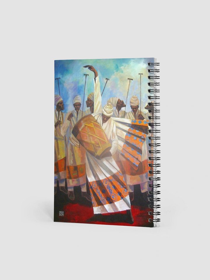 Ethiopian Orthodox Mezmur Debter Spiral Notebook – Ge’ez Amharic Hymn Journal for Church & Prayer Use-Spiral Notebook product image (2)