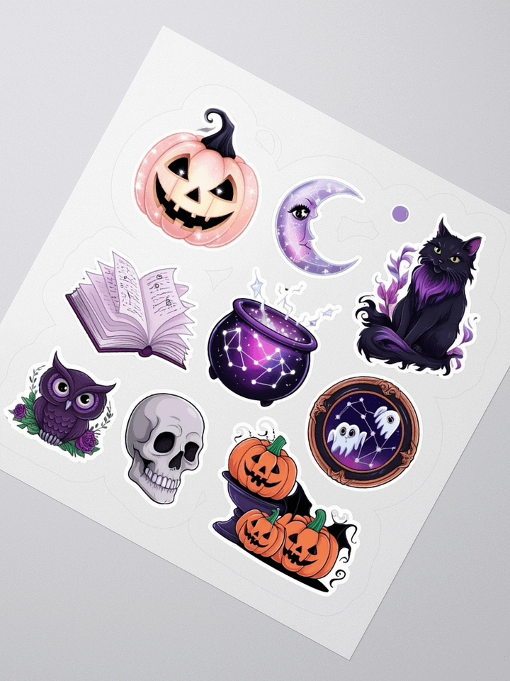 Mystical Halloween Kiss Cut Stickers Set product image (6)