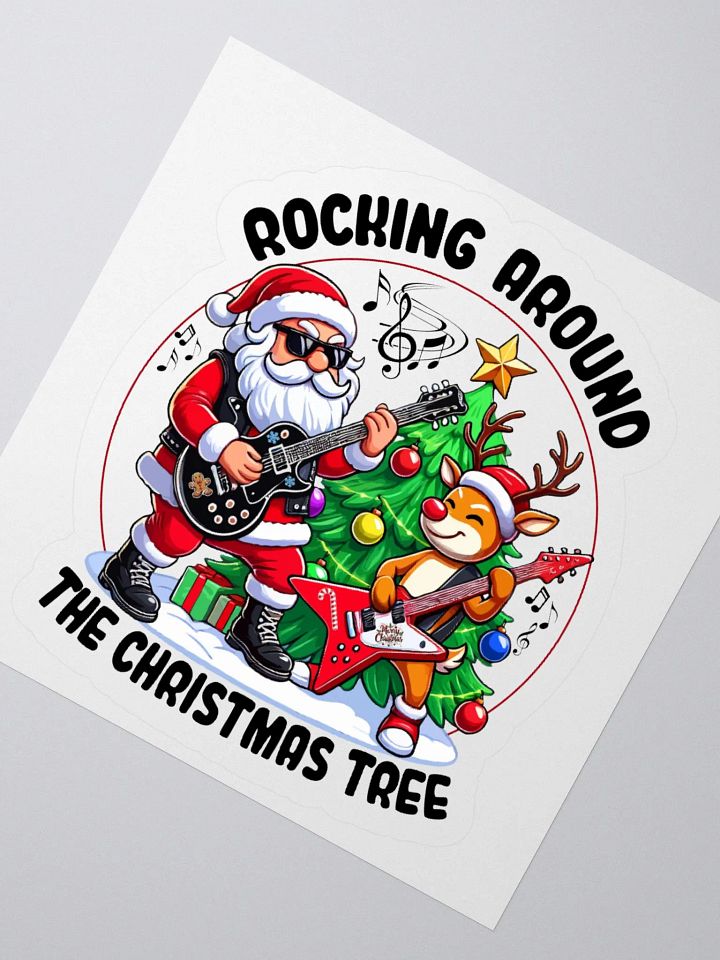 Rocking Around The Christmas Tree Sticker product image (6)