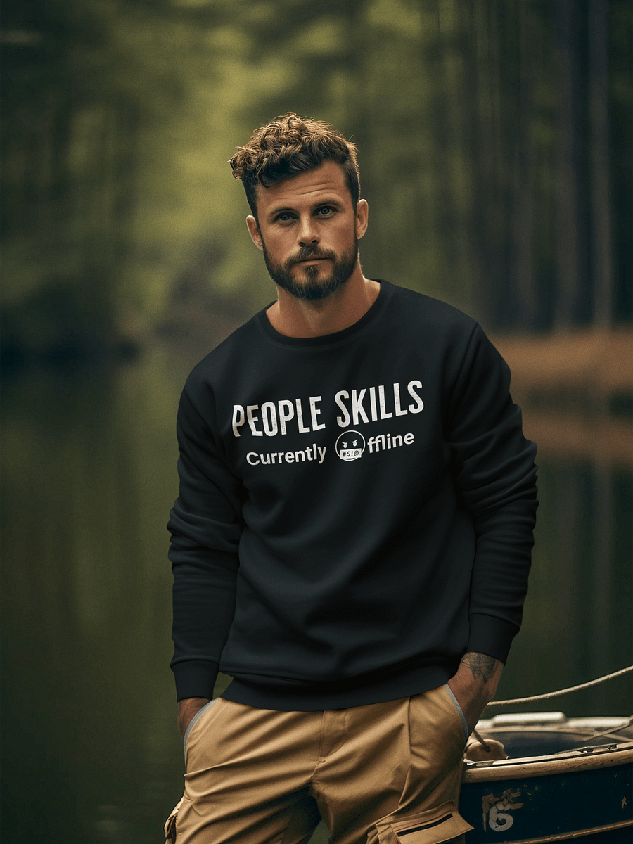 PEOPLE SKILLS CURRENTLY OFFLINE SWEATSHIRT product image (4)