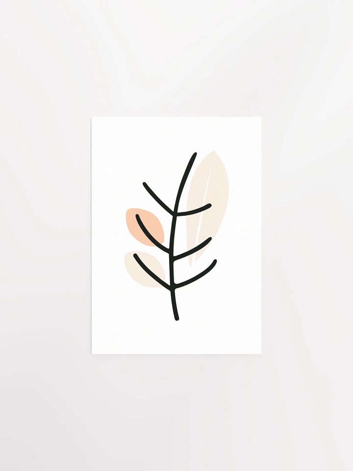 Stem & Silence Minimalist Poster product image (2)