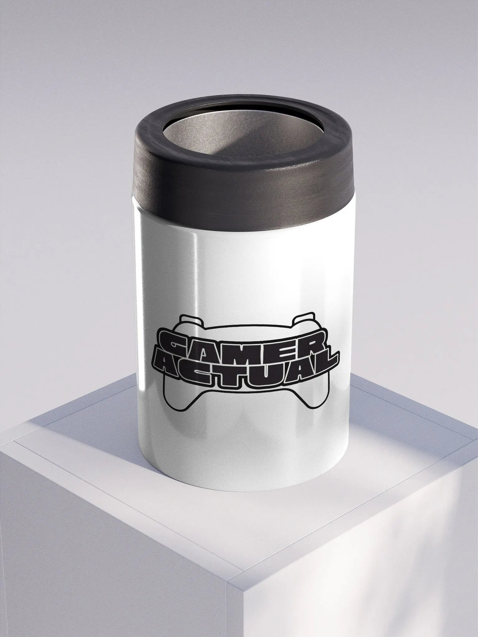Bold Gamer Actual Stainless Steel Koozie product image (3)