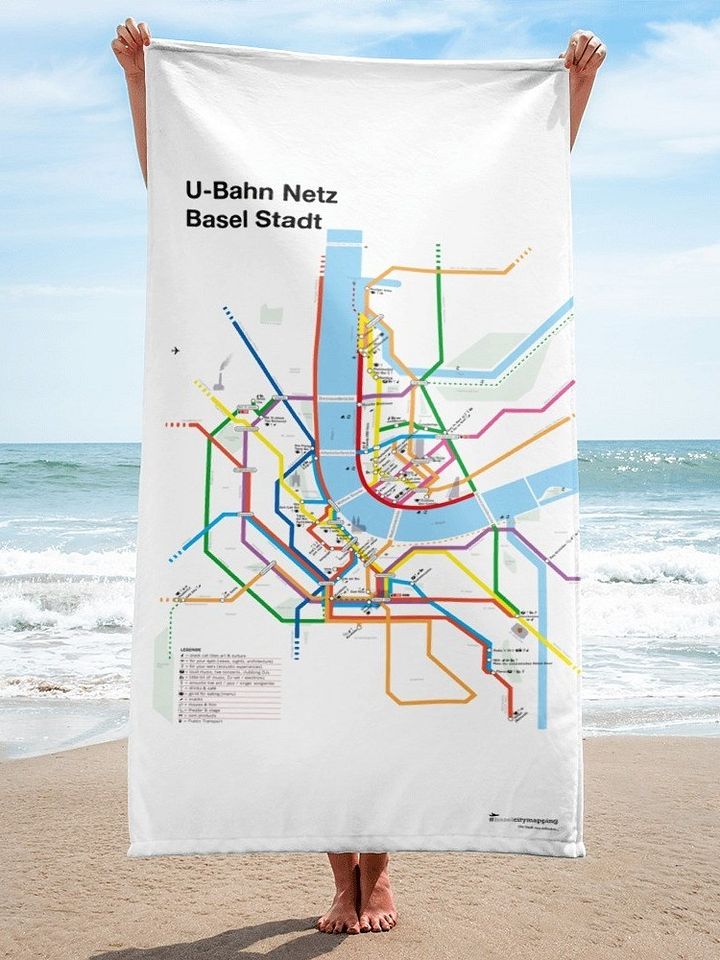 #UBAHN Basel Strandtuch product image (1)