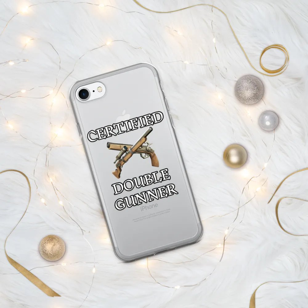 Certified Double Gunner iPhone Case Clear product image (8)