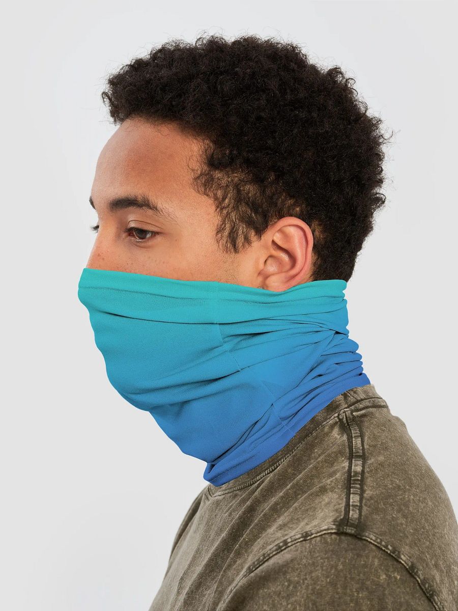 Gradient Blue Neck Gaiter product image (3)