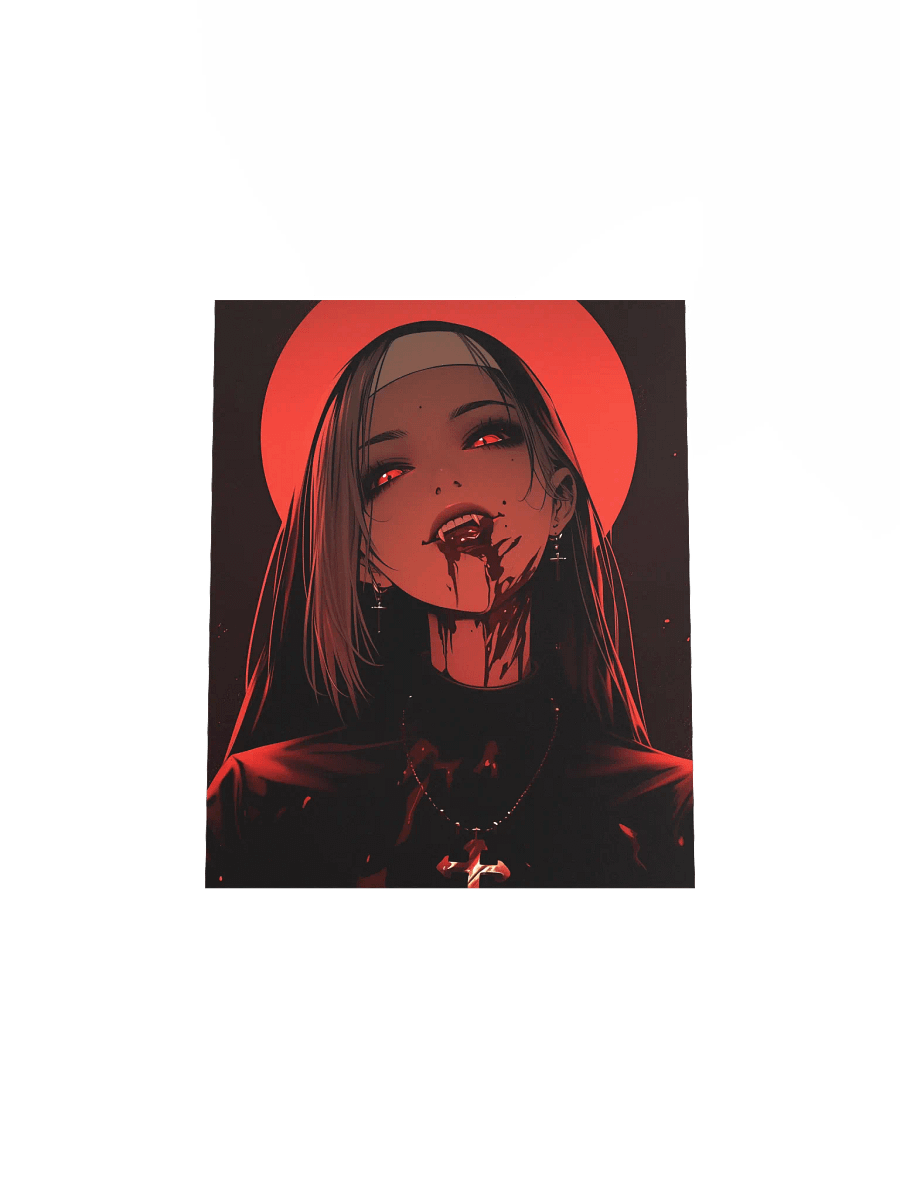 Bloody Vampire Glow Matte Poster product image (20)
