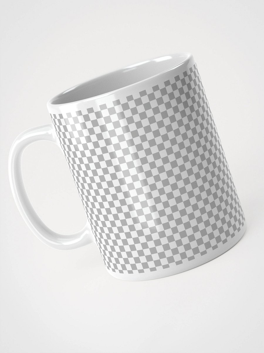 Transparecy Grid White Glossy Mug product image (8)
