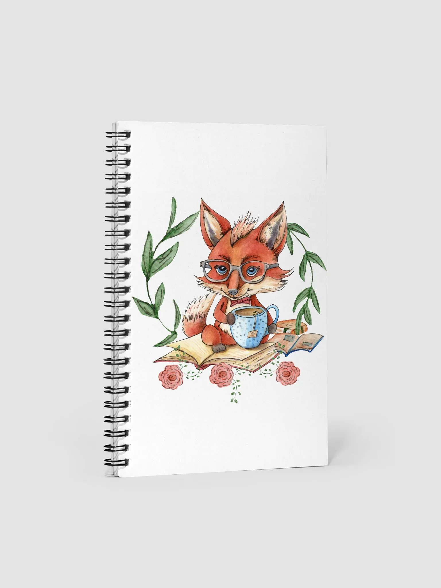 Tea Time Fox Notebook product image (1)