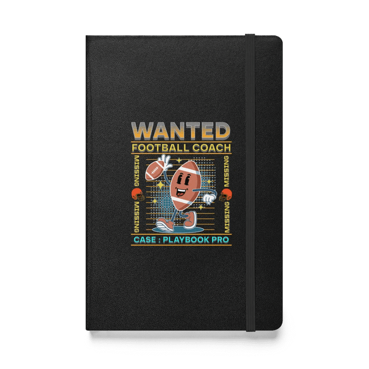 Wanted Coach Football Hardcover Notebook product image (1)