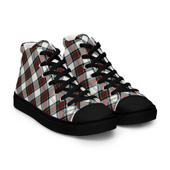 Stewart Dress Tartan Men's High Top Shoes product image (1)