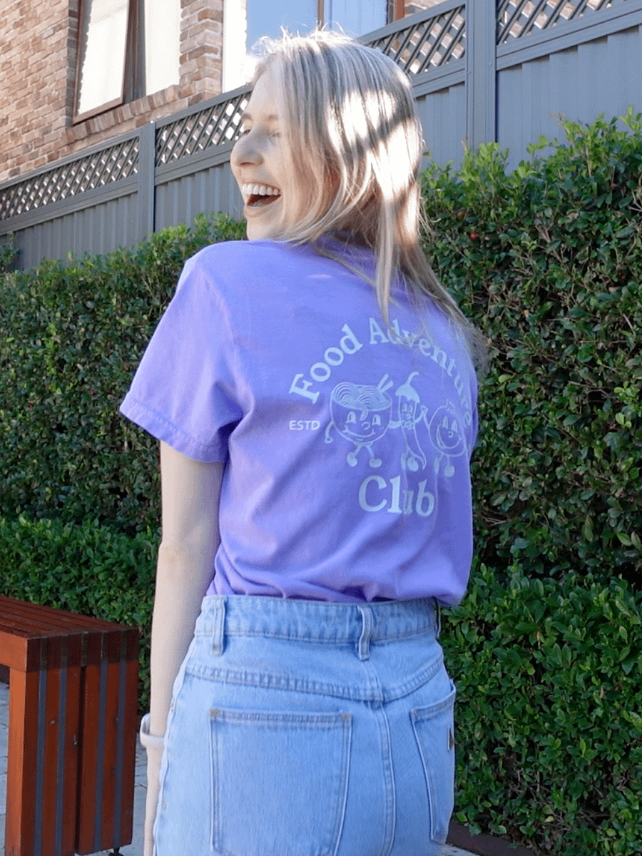 Food adventure club T-Shirt PURPLE! product image (2)