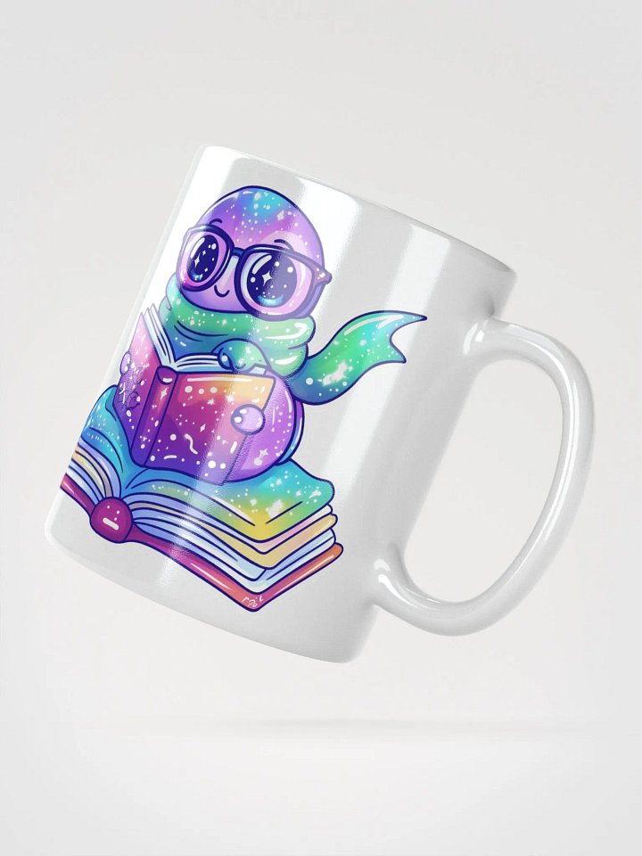 Bookworm Bliss White Mug product image (2)
