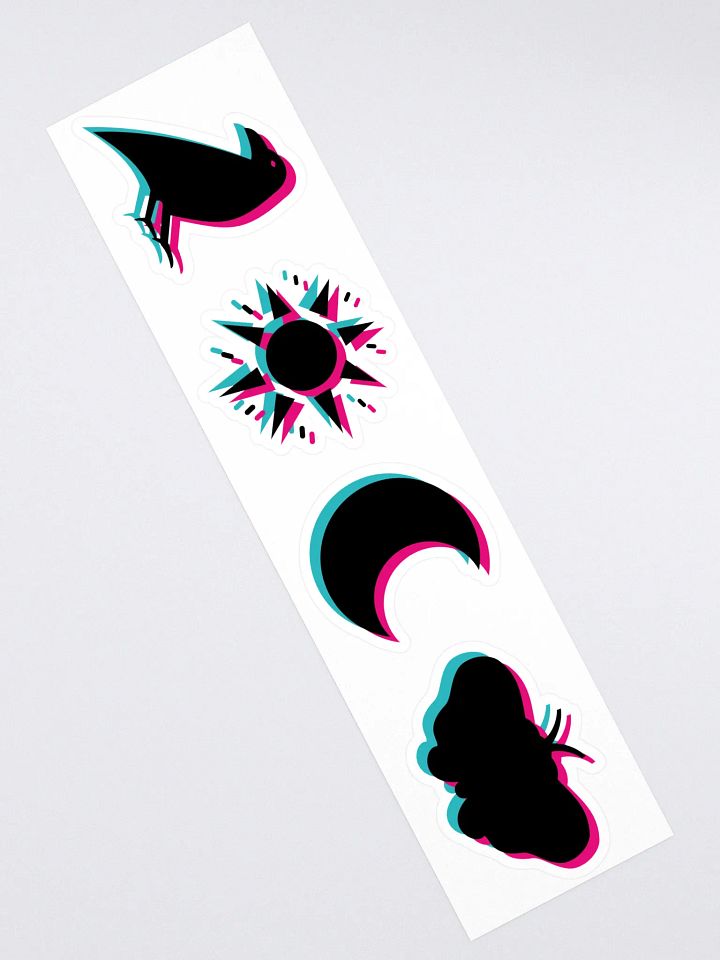 Lost Records: Bloom and Rage Raven, Sun, Moon, Moth Stickers product image (2)