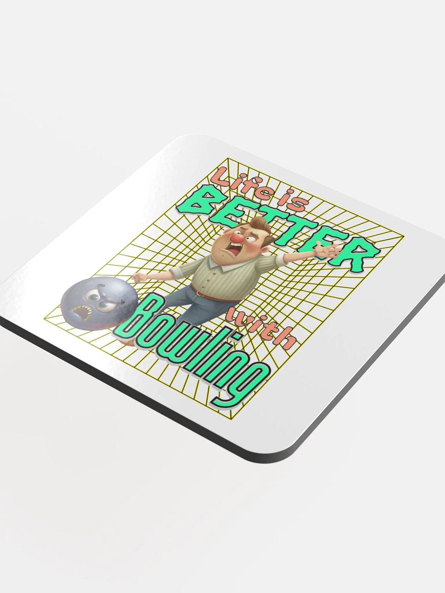 Life Is Better With Bowling Cork Coasters product image (4)