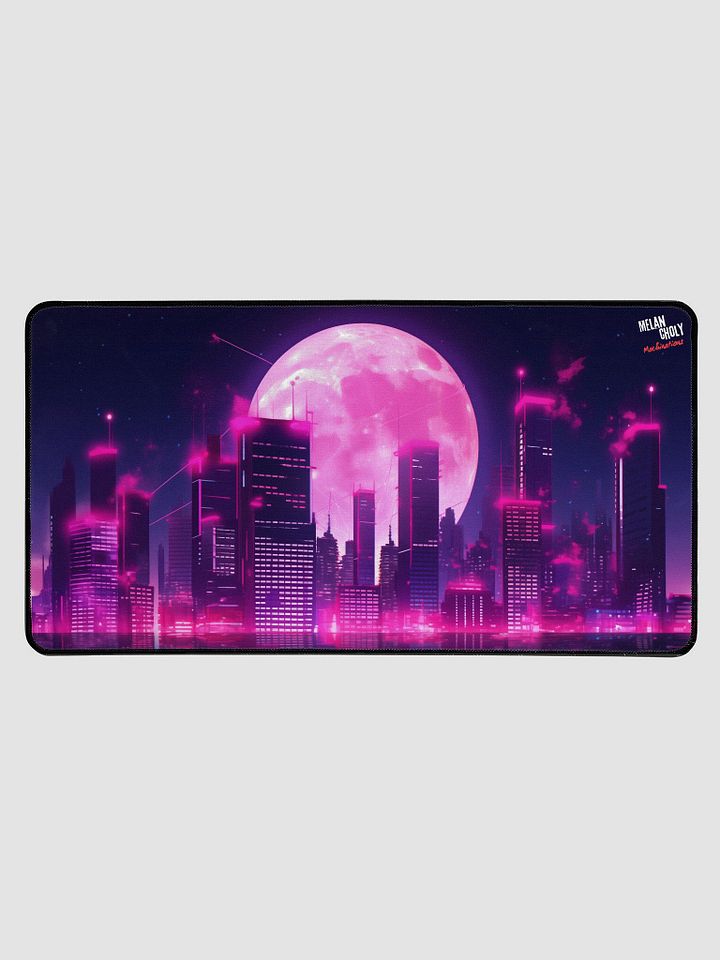 Lunar Neon City Desk Mat product image (1)