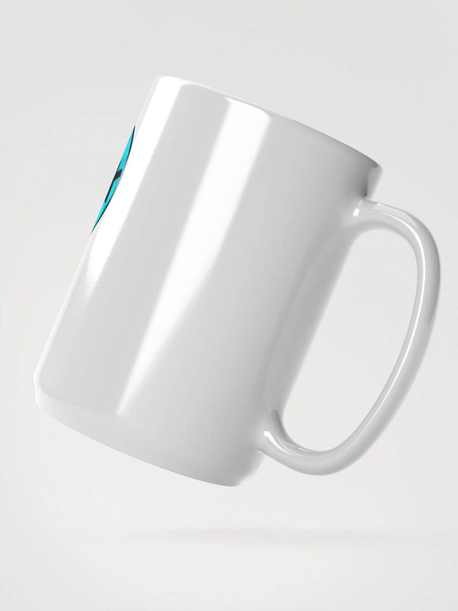 HOT BOX FAM BRIGHT BLUE HONEY COMB LOGO COFFEE MUG product image (2)