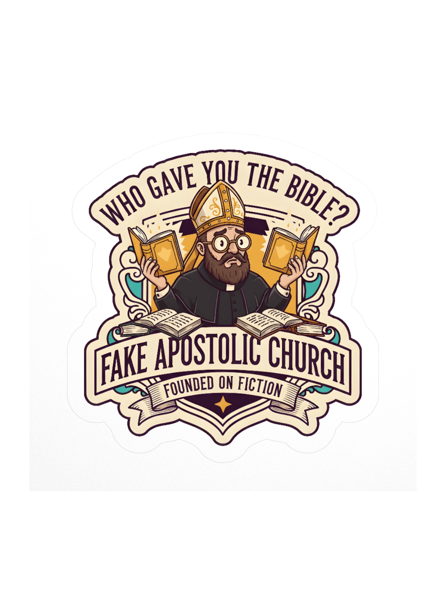 Who Gave You The Bible? (Sticker) product image (3)