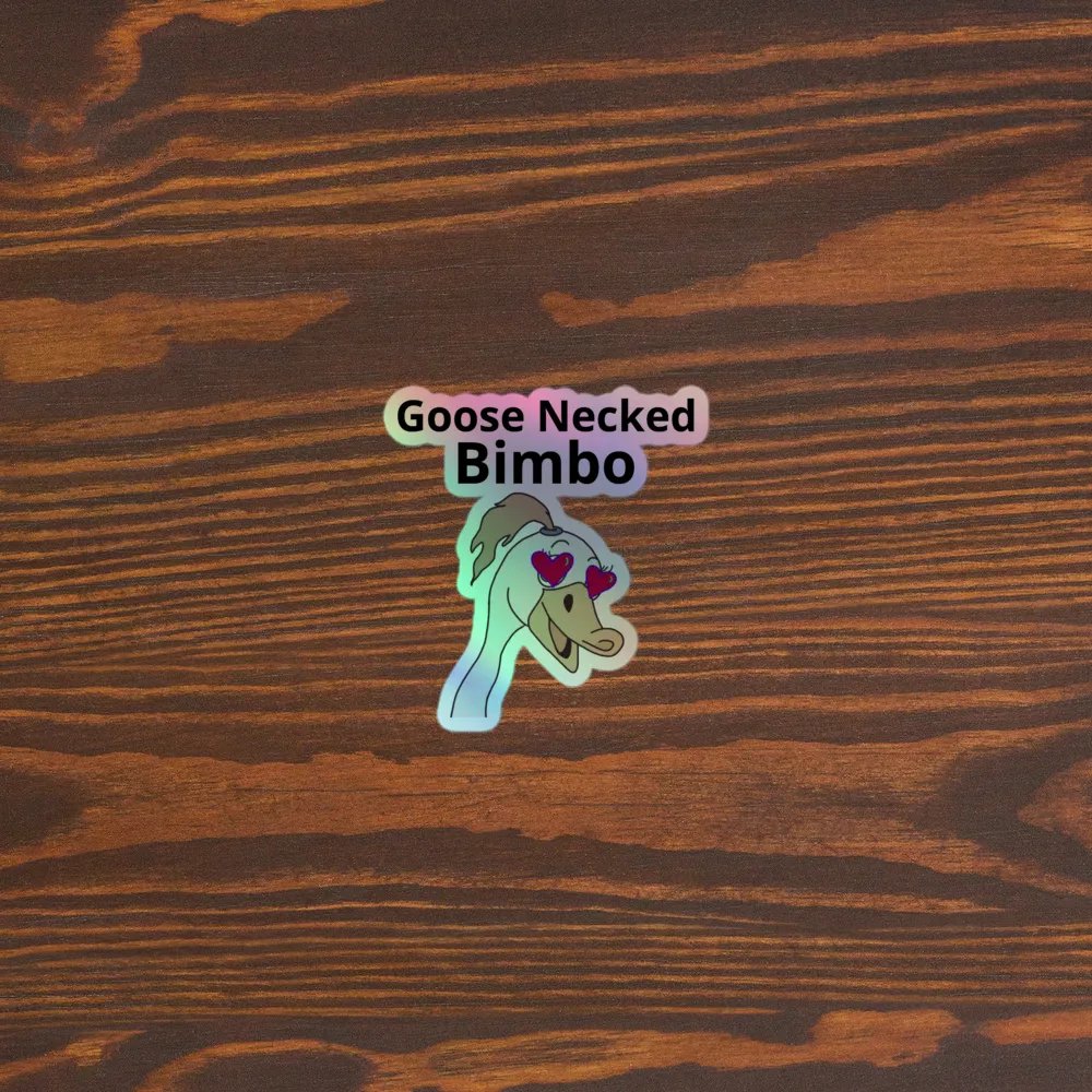 Lovestruck Duck Holographic Sticker Sheet product image (5)