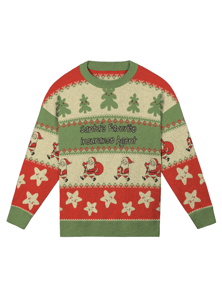 Santa's Favorite Insurance Agent Holiday Sweater product image (1)