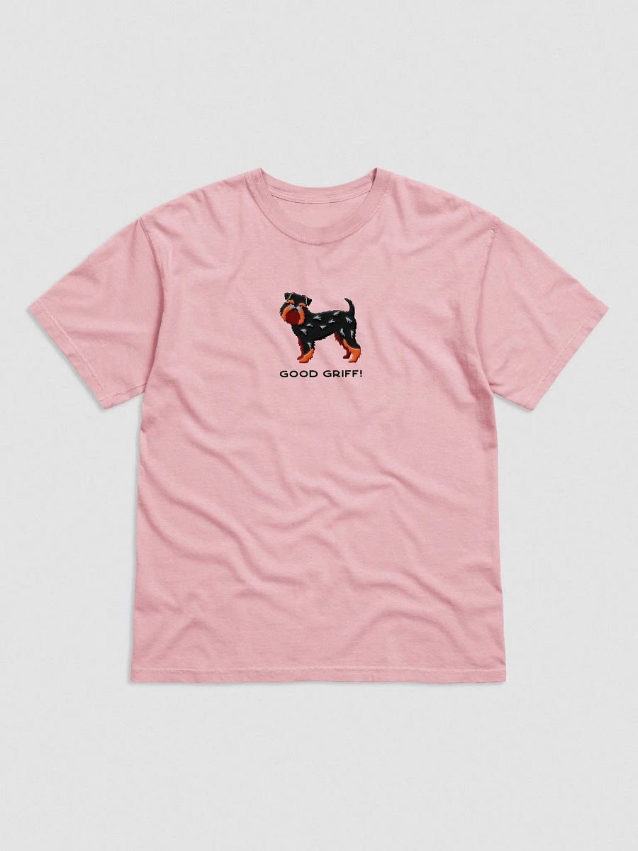 Good Griff T-Shirt(Embroidered) of a Brussels Griffon(Black & Tan) product image (4)