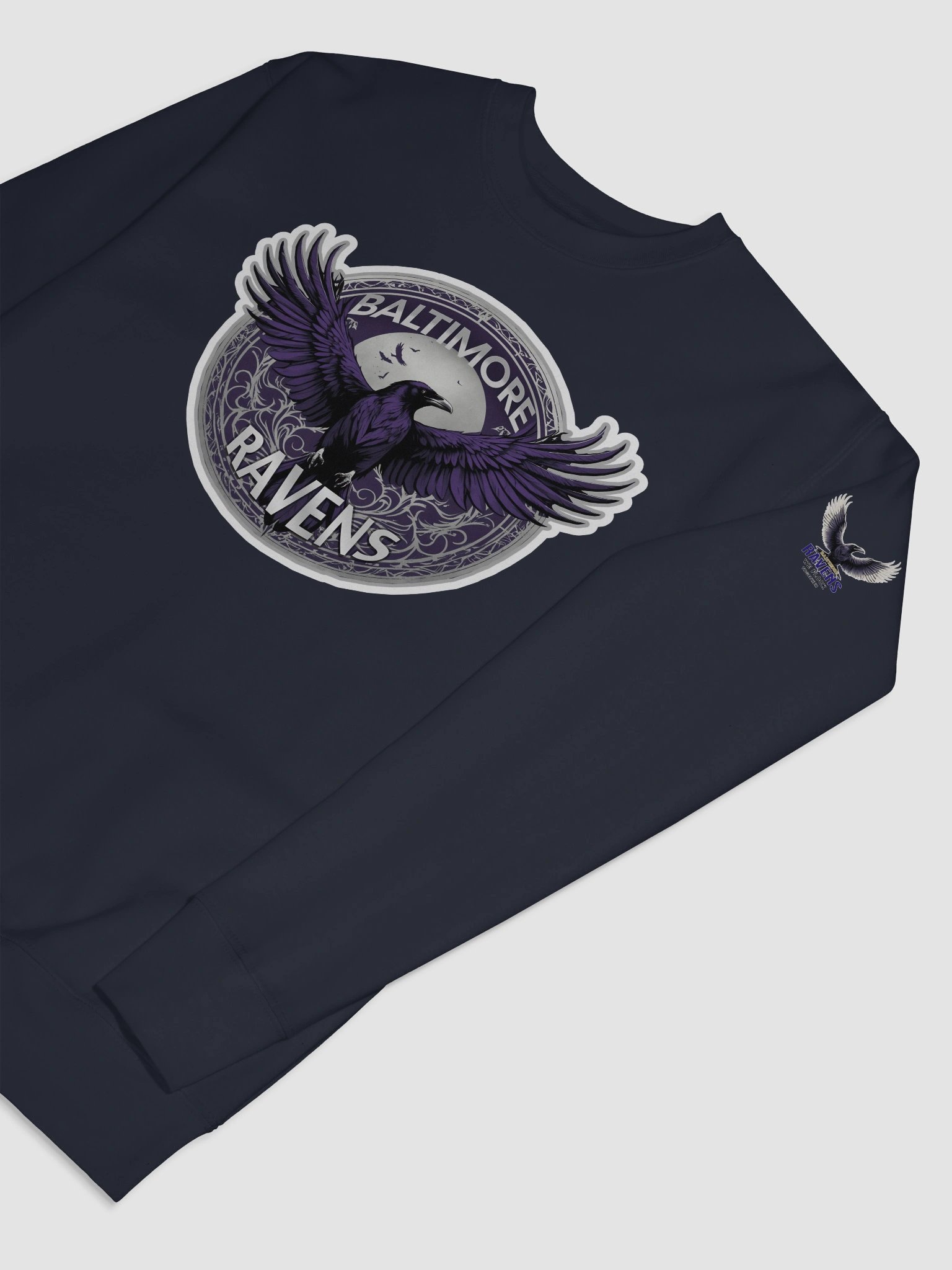 Baltimore Ravens "Fierce Winged" Crewneck Sweat | NFL Home Locker product image (5)