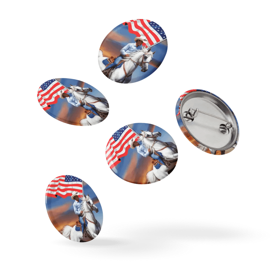 Ride for Freedom Pin Button Set product image (14)