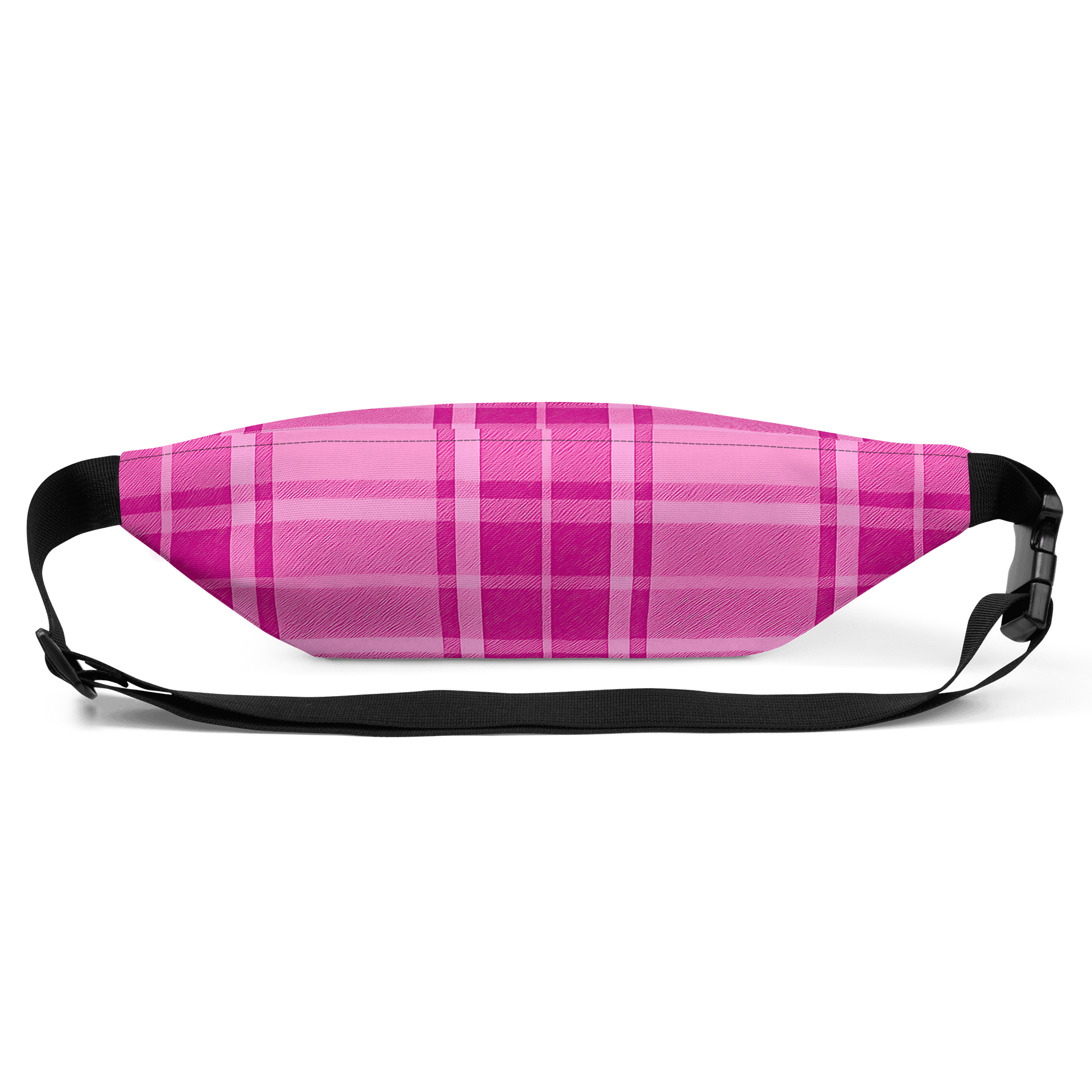 Pink Plaid Fanny Pack (Waist Bag) product image (3)