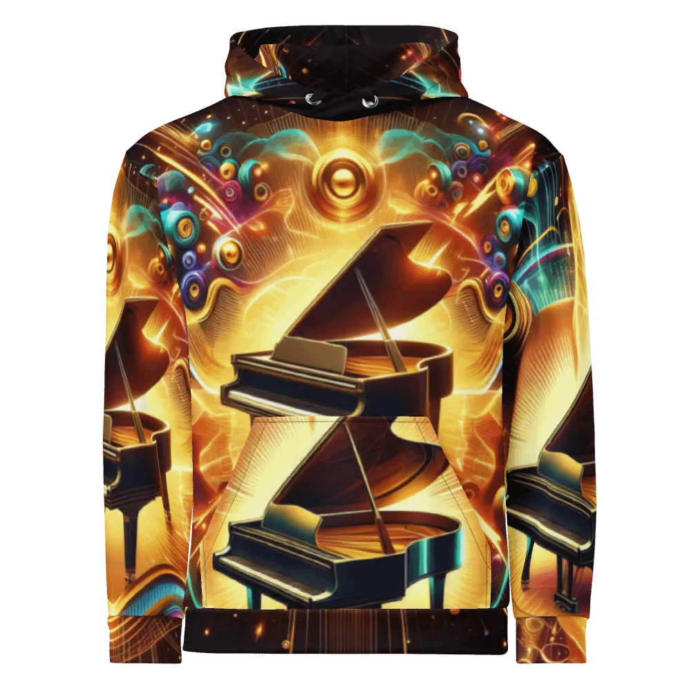 Piano Musical Instrument - All-Over Unisex Hoodie #23 product image (10)