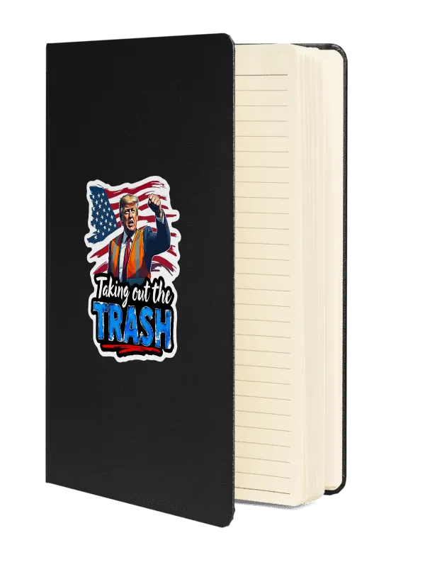 Hardcover Notebook: Trump Trash Removal product image (4)