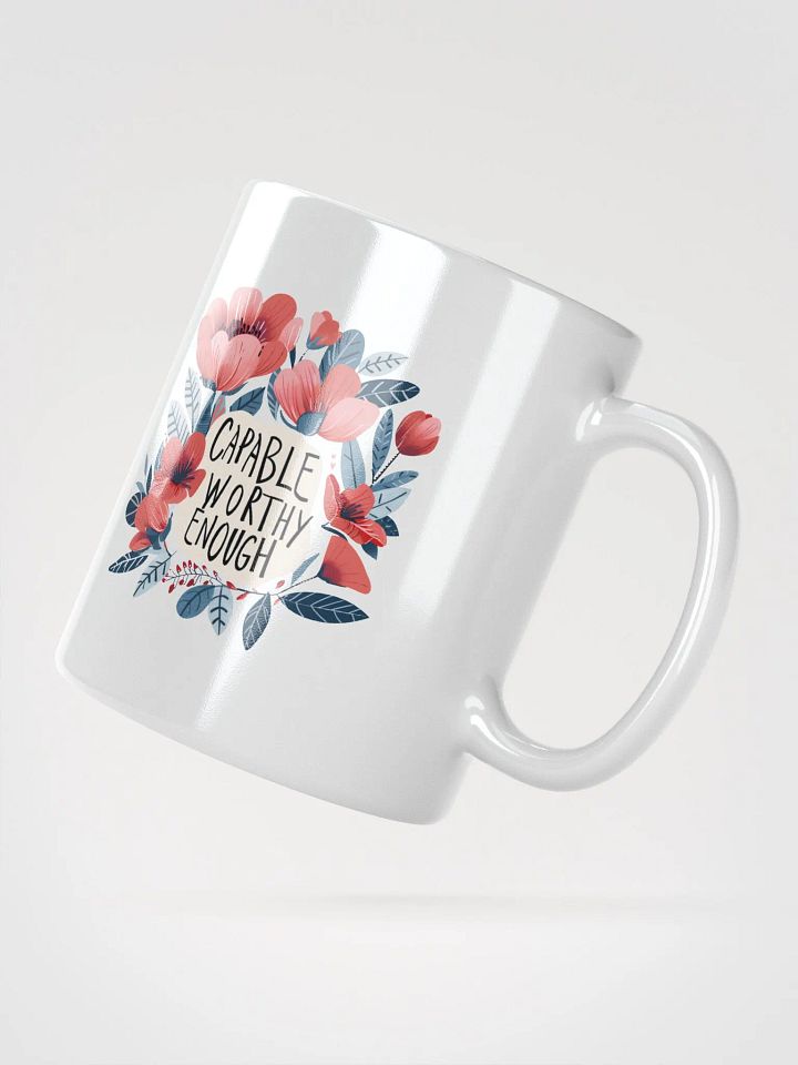 Capable Worthy Enough Coffee Mug product image (2)