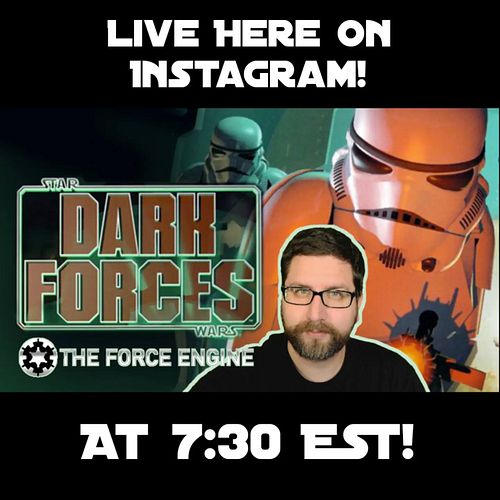Join me live!

#RetroGaming #StarWars #StarWarsDarkForces #TheForceEngine