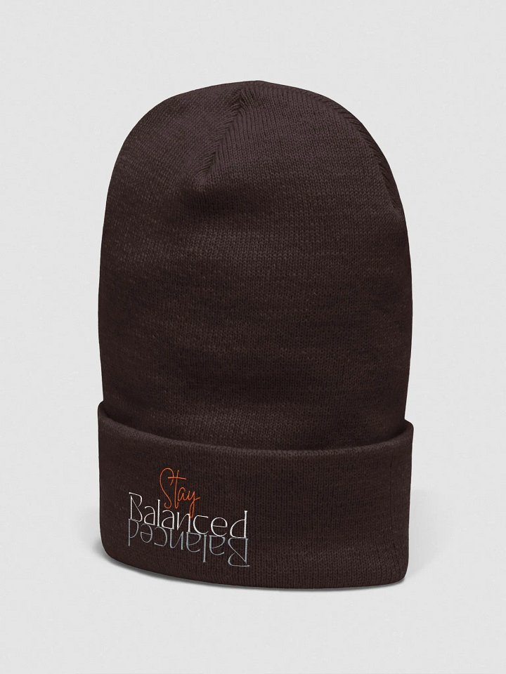 Stay Balanced Embroidered Beanie product image (2)