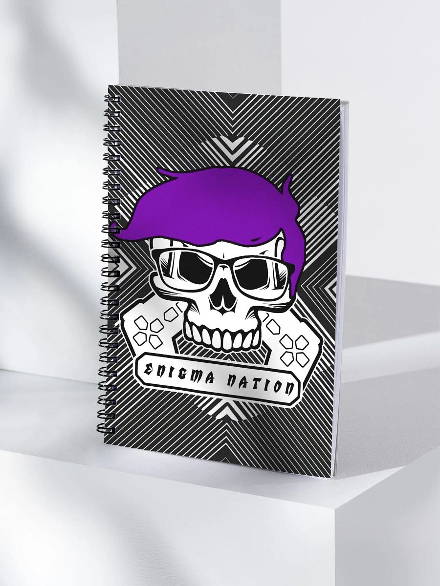 Enigma Nation Spiral Notebook product image (4)